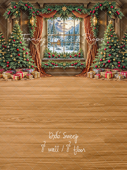 Frosted Pines & Presents - with Sweep Option