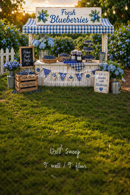 Blueberry Patch Market - With Sweep Option