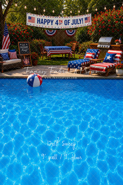 Red, White & Poolside Nights - With Sweep Option