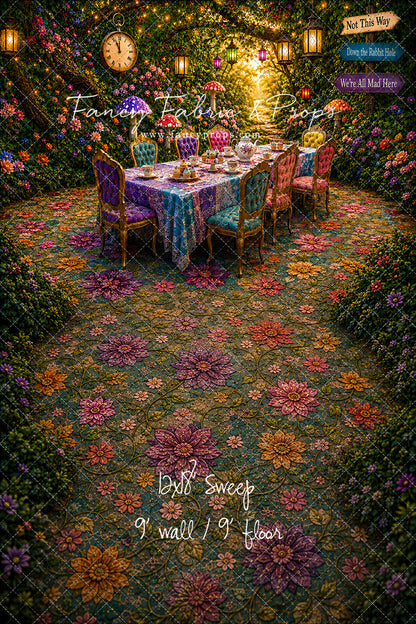 Blooming Garden Tea Party - With Sweep Option