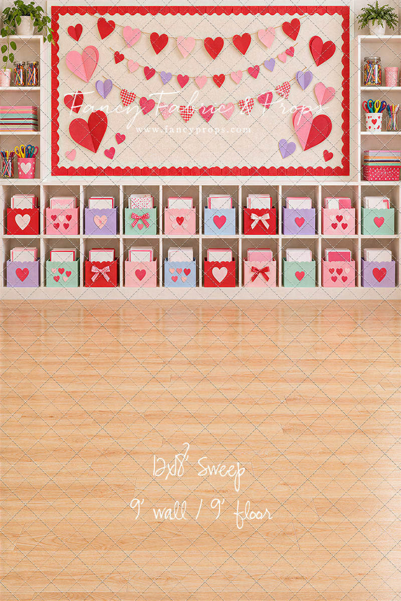 Cheerful Valentine Classroom - With Sweep Option