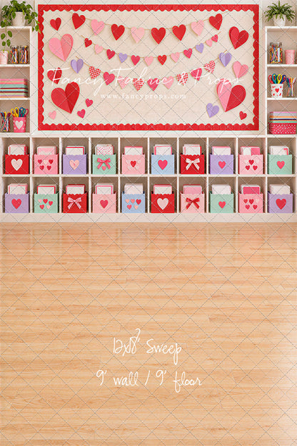 Cheerful Valentine Classroom - With Sweep Option