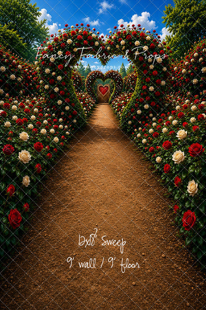Heart Shaped Garden - With Sweep Option
