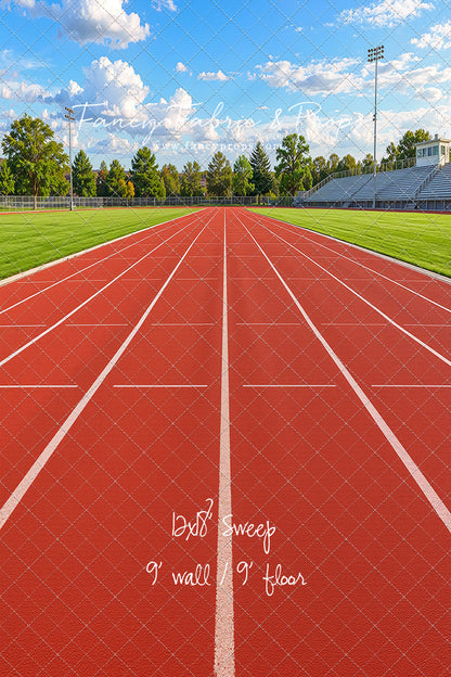 Track & Field Starting Line - With Sweep Option