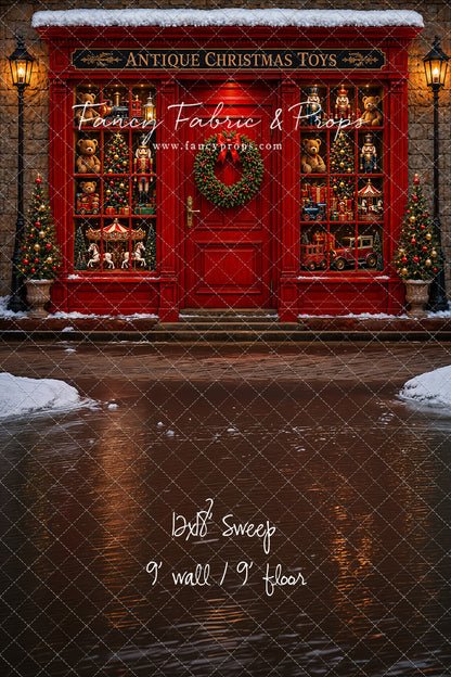 Antique Christmas Toy Store - with Sweep Option