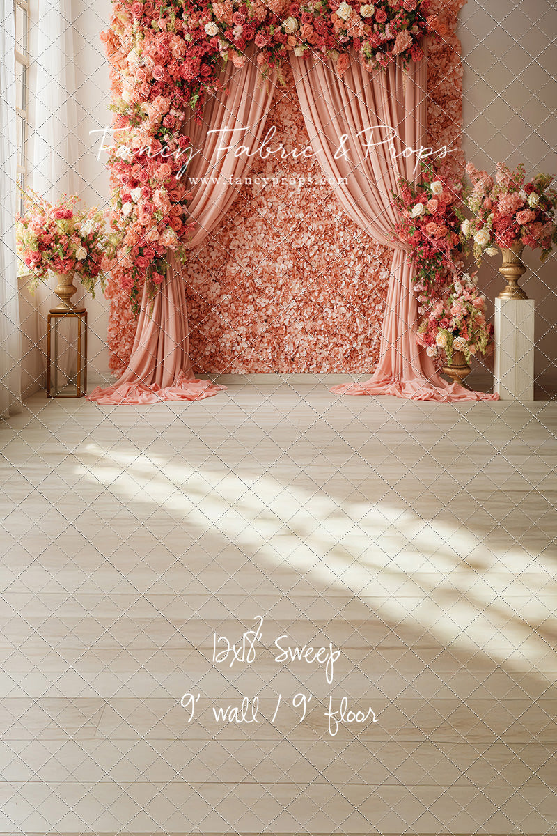 Blooming Flower Wall - With Sweep Option