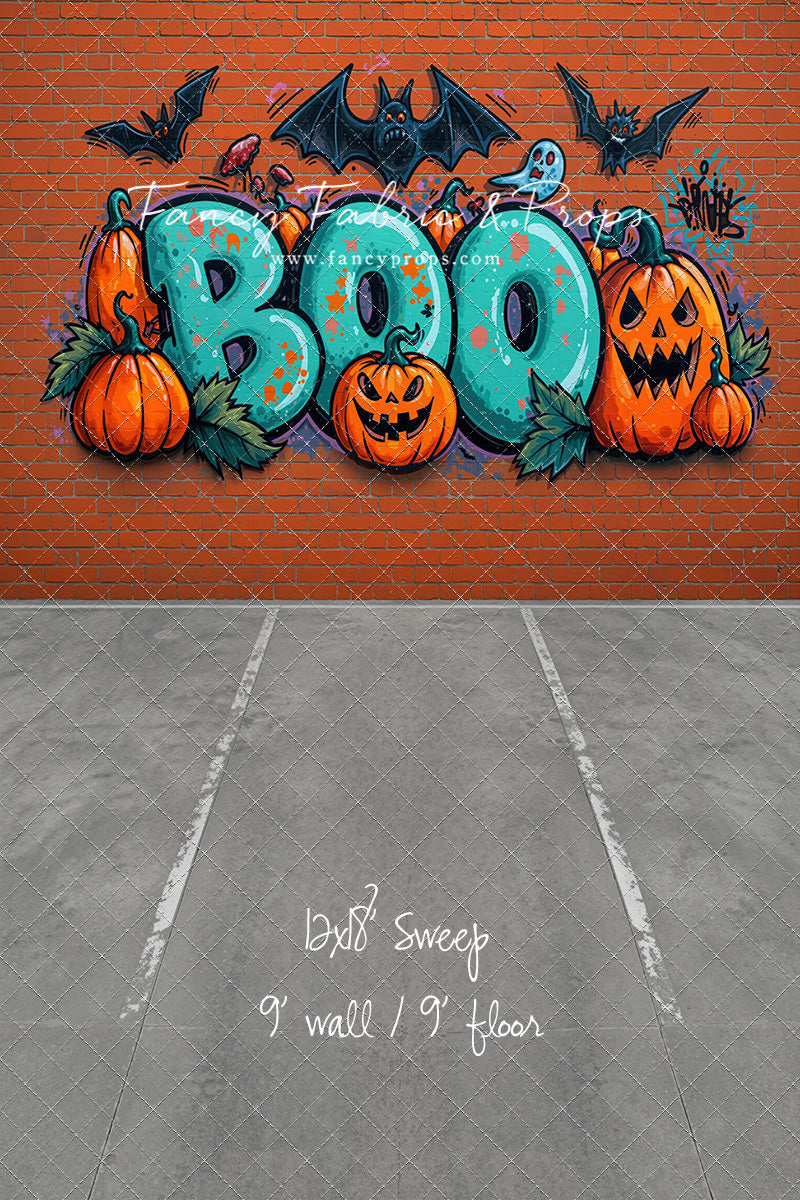 Boo Crew Graffiti Wall - With Sweep Option