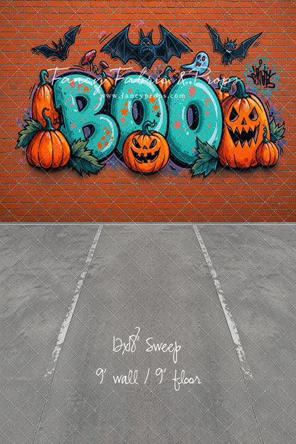 Boo Crew Graffiti Wall - With Sweep Option