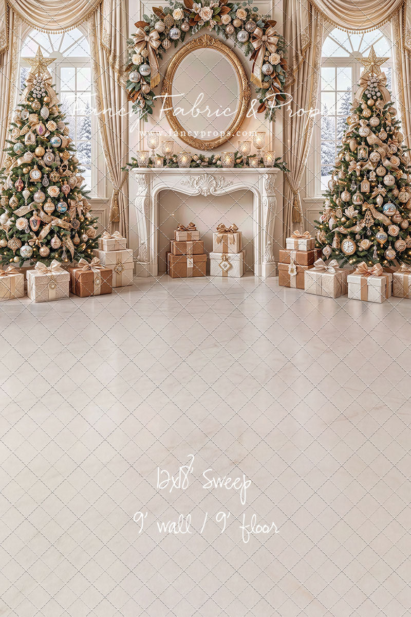 Christmas Beige Beauty - with Sweep Option