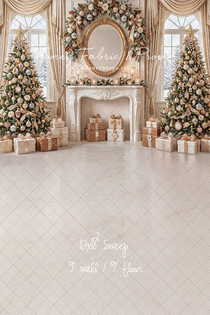 Christmas Beige Beauty - with Sweep Option