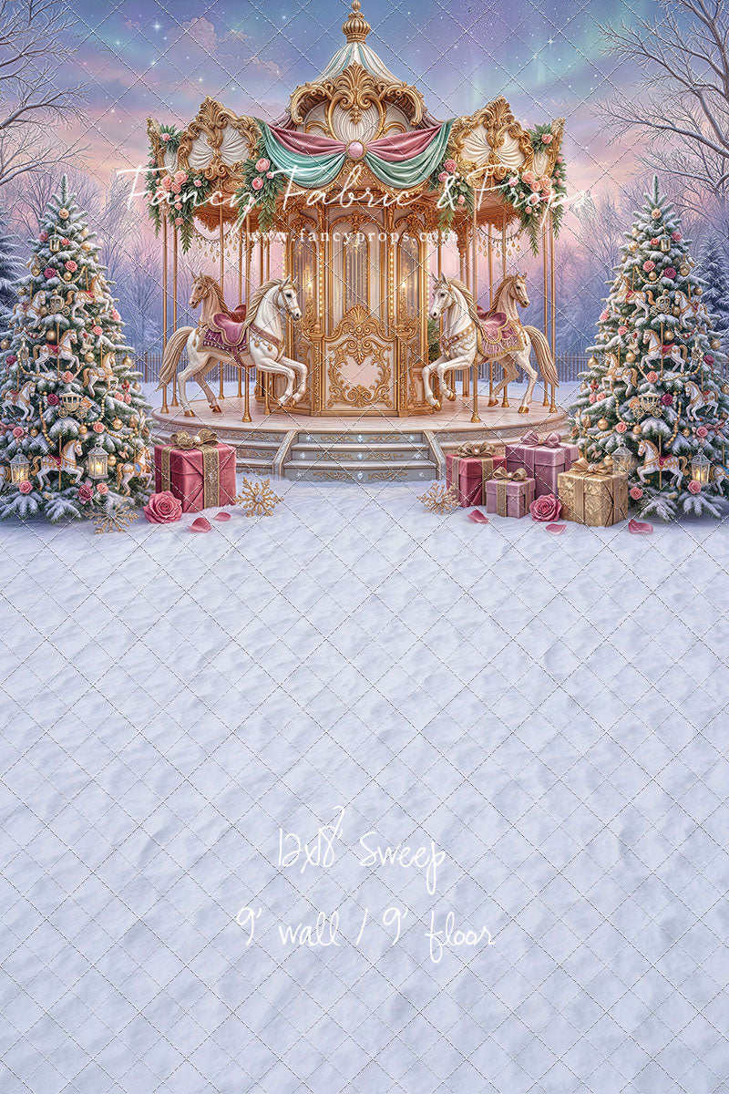 Christmas Carnation Carousel - With Sweep Option