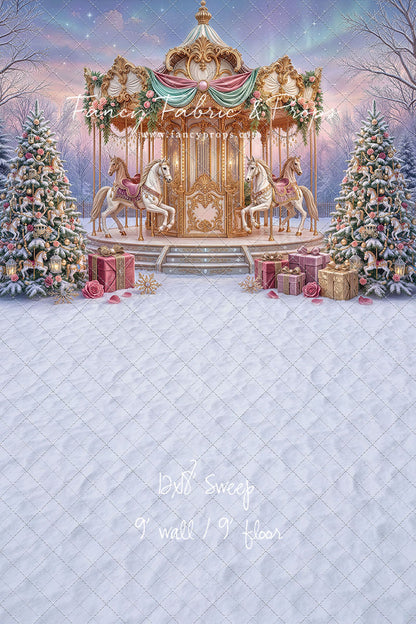 Christmas Carnation Carousel - With Sweep Option