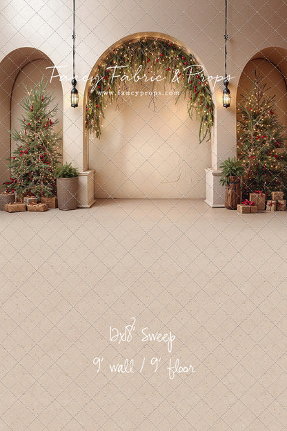 Christmas Courtyard Arch - With Sweep Option