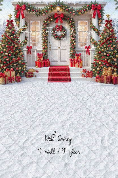 Christmas Front Porch Classic - With Sweep Option