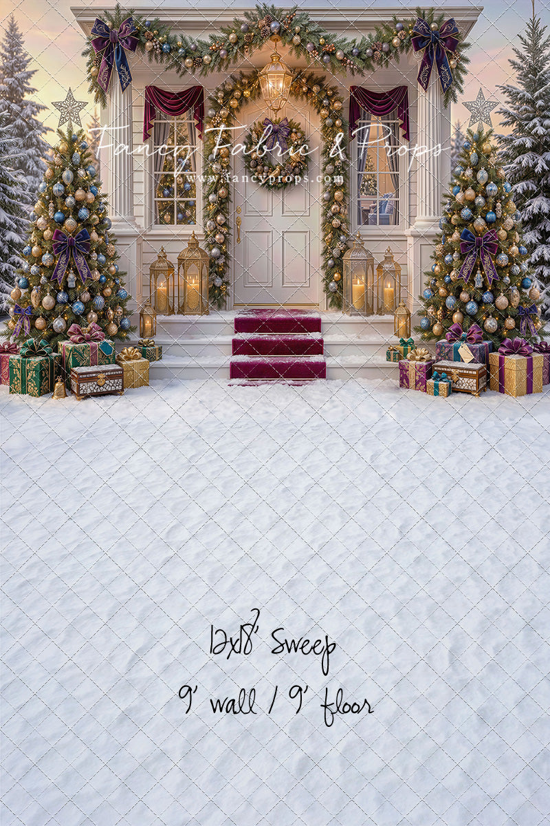 Christmas Plum Home - With Sweep Option
