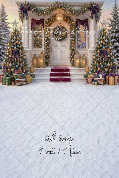 Christmas Plum Home - With Sweep Option