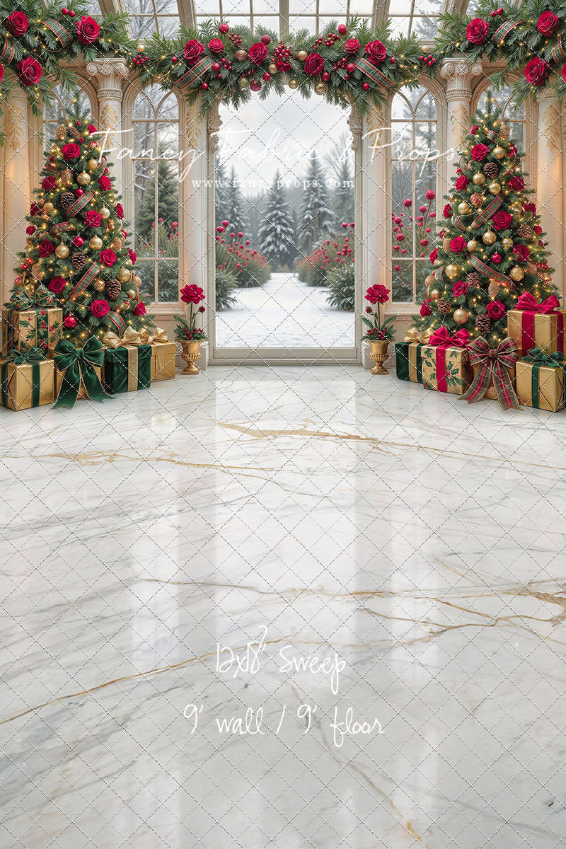 Christmas Rose Gala - with Sweep Option
