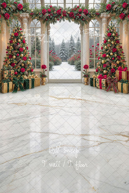 Christmas Rose Gala - with Sweep Option