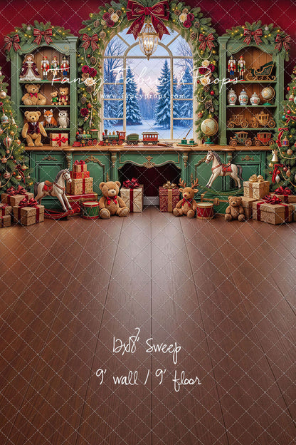 Christmas Toy Cabinet - with Sweep Option
