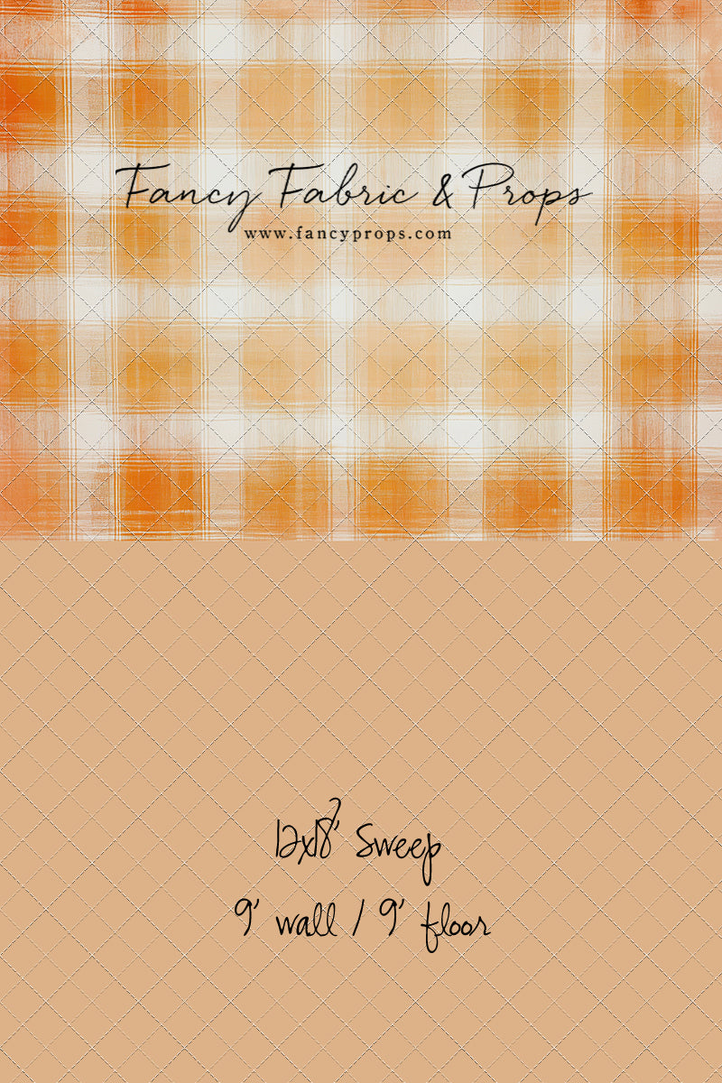 Citrus Tartan- With Sweep Option