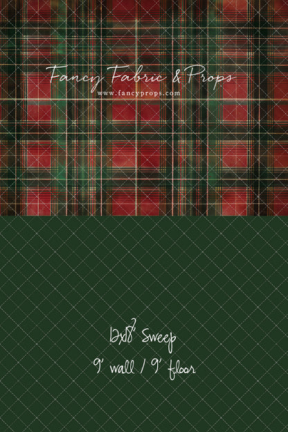 Classic Christmas Plaid - With Sweep Option