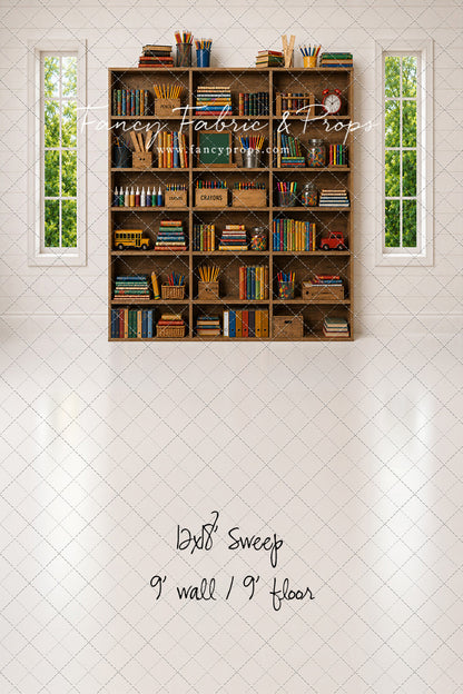 Classic Classroom Bookshelf - With Sweep Option