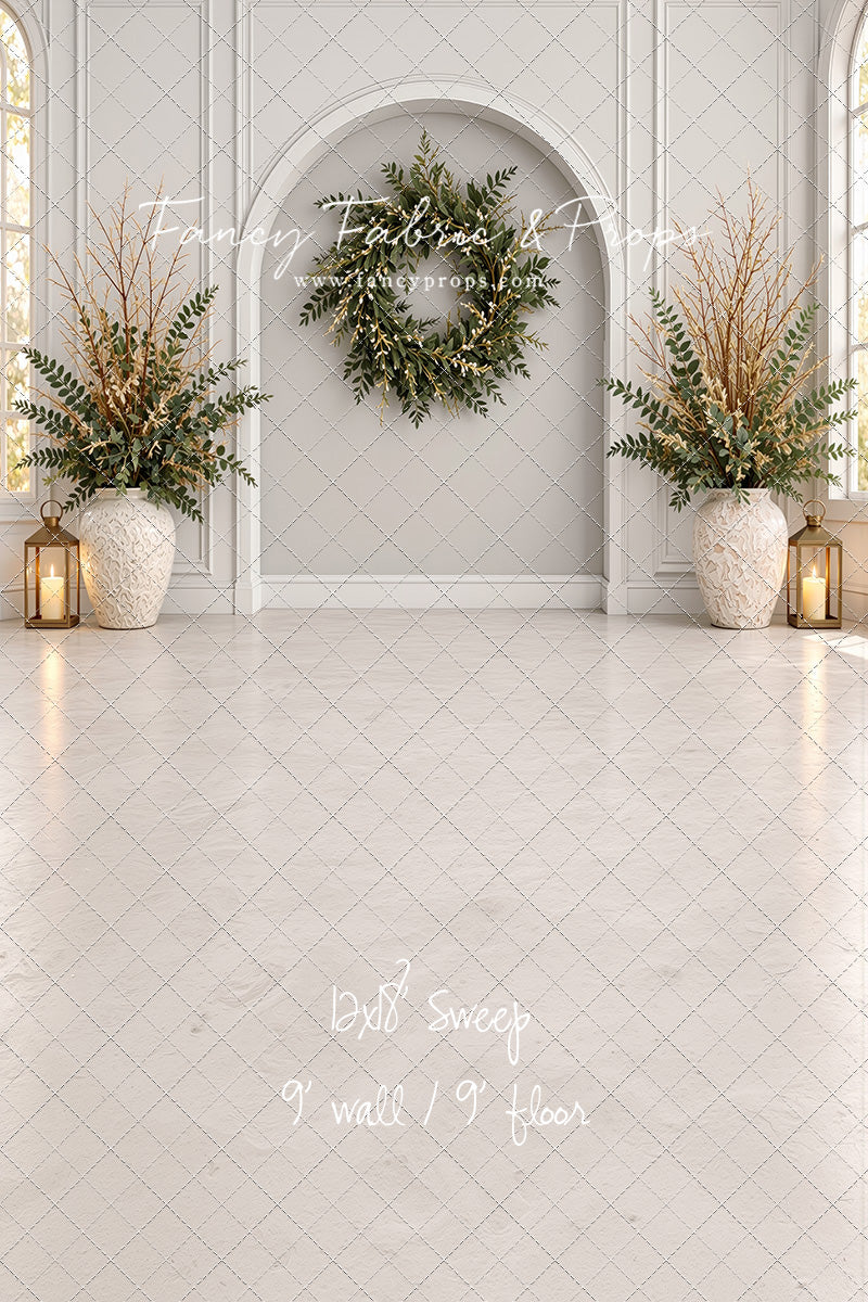 Clean Evergreen Arch - With Sweep Option