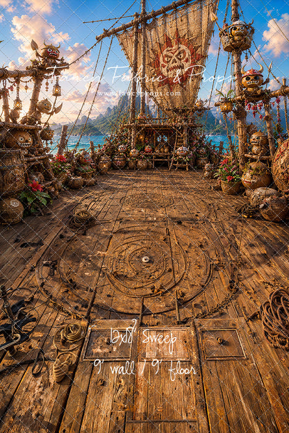 Coconut Pirate Voyage - With Sweep Option