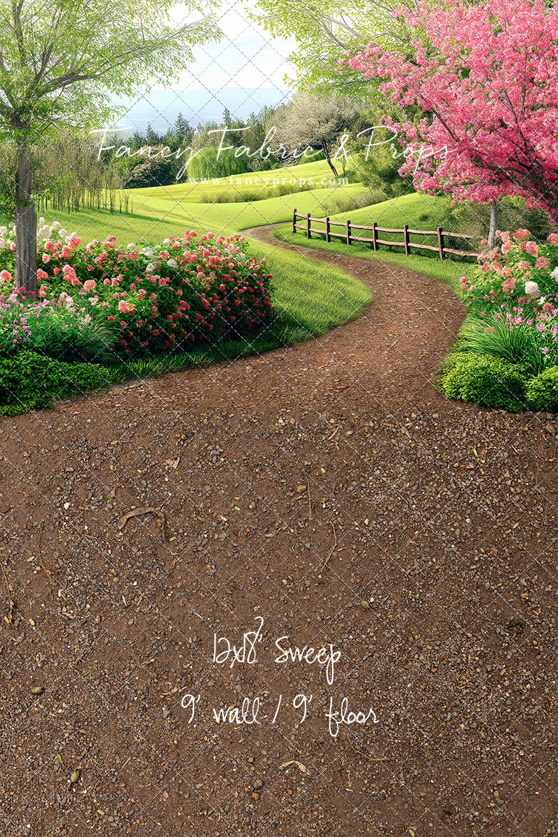 Country Road In Bloom - With Sweep Option