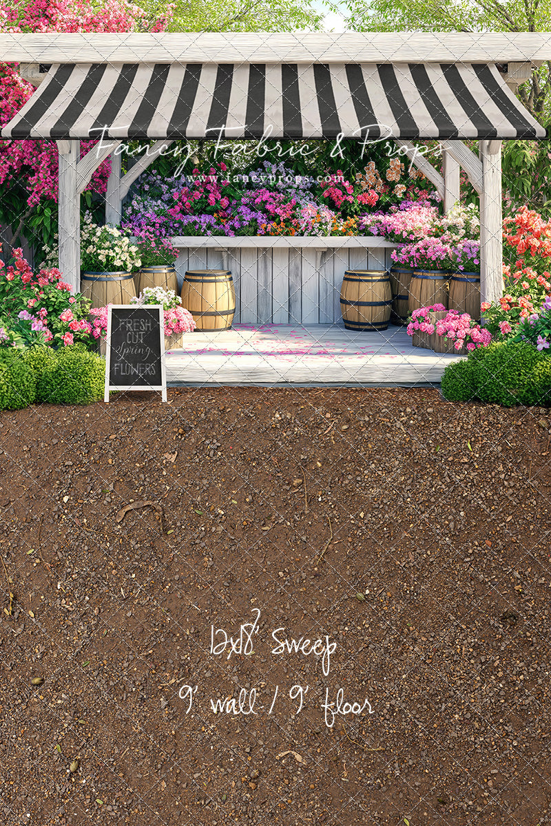 Country Spring Flower Shoppe - With Sweep Option