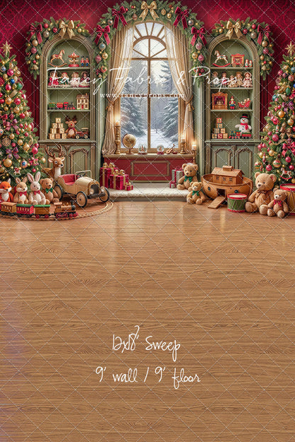 Darling Damask Christmas - with Sweep Option