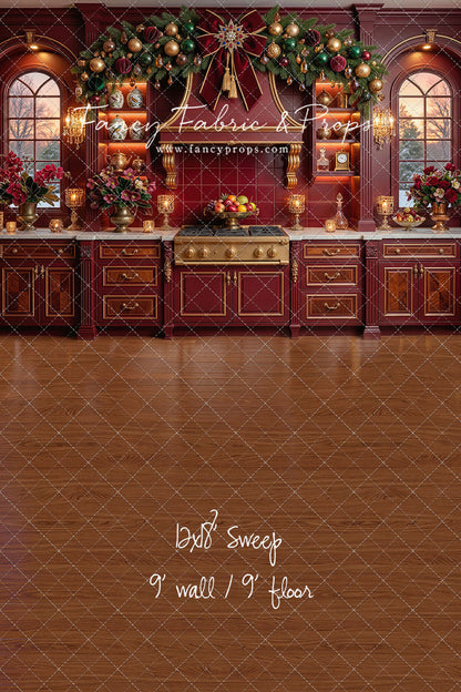 Elegant Scarlet Kitchen - With Sweep Option
