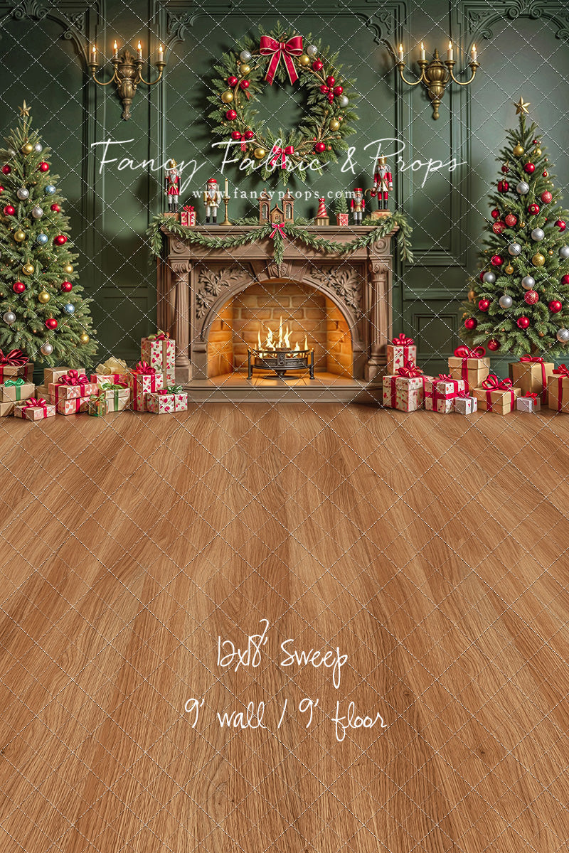 Emerald Christmas Room - with Sweep Option