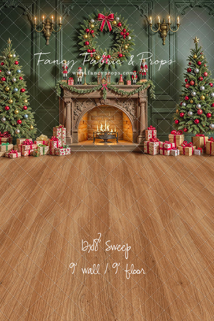 Emerald Christmas Room - with Sweep Option