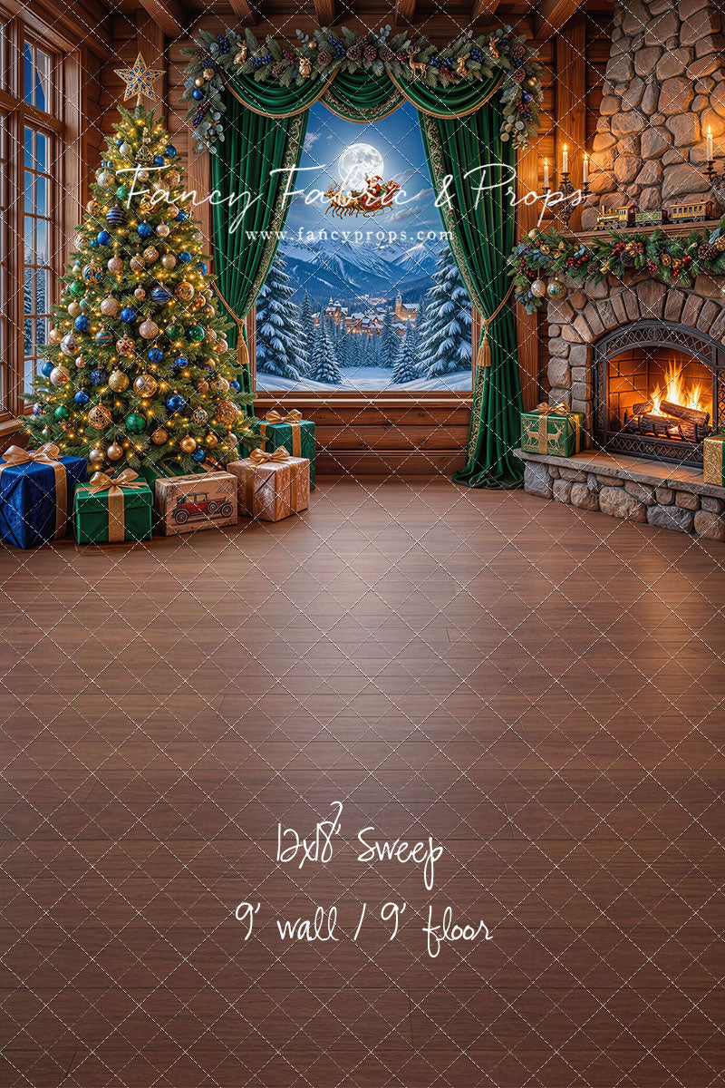 Emerald Mountain Sleigh View - with Sweep Option