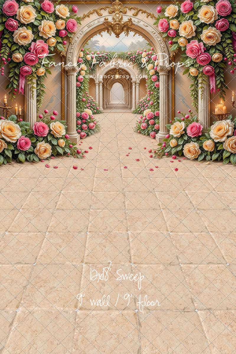 Enchanted Rose Corridor - With Sweep Option