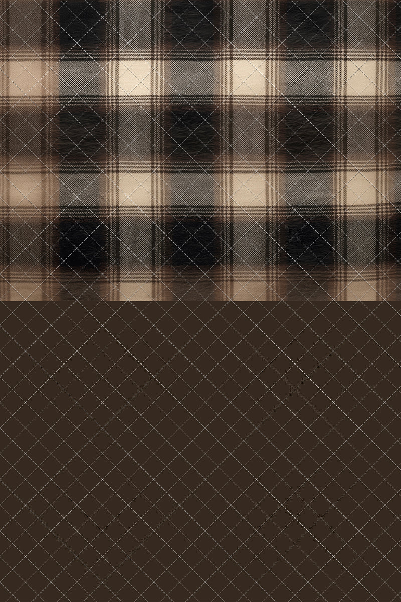 Espresso Flannel - With Sweep Option