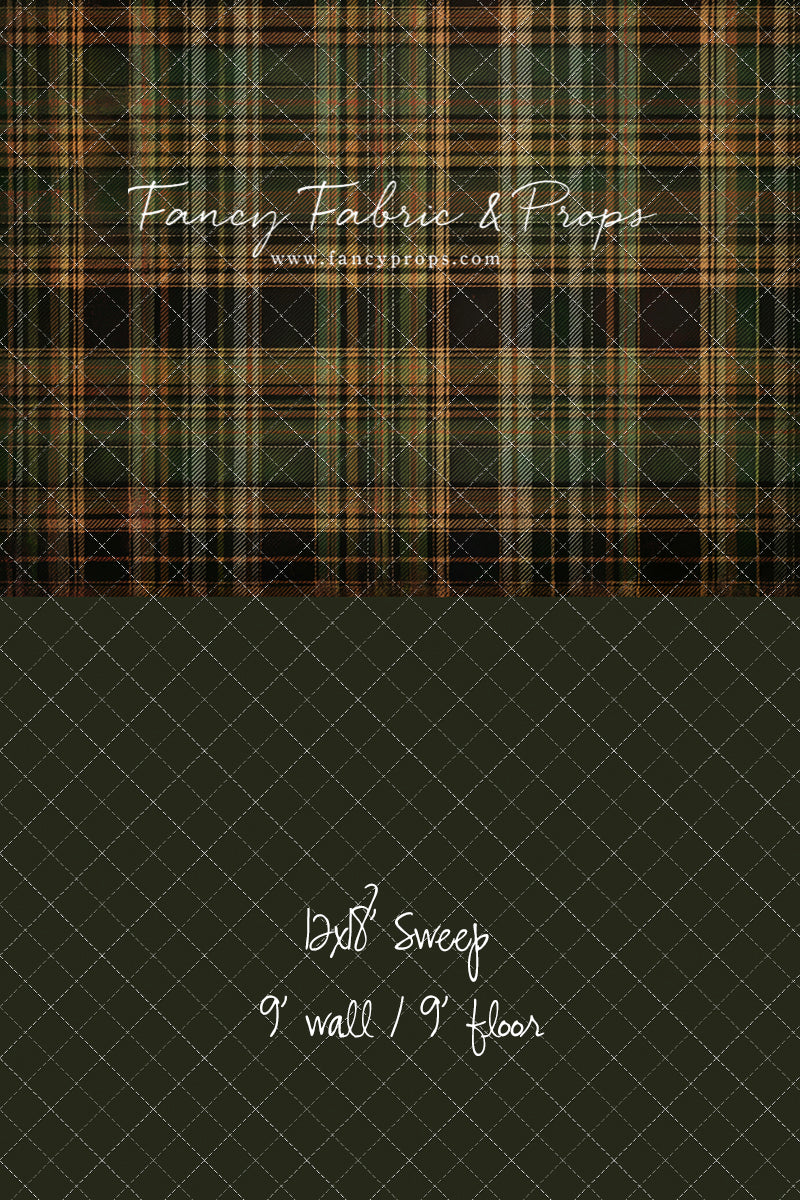 Evergreen Flannel - With Sweep Option