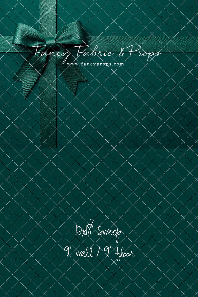 Evergreen Glam Bows- With Sweep Option