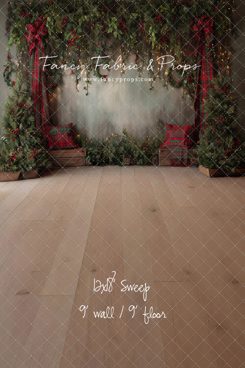 Evergreen Tartan Nook - With Sweep Option