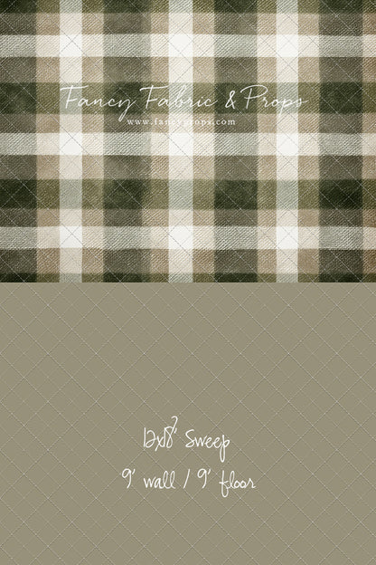 Frosted Pine Plaid - With Sweep Option