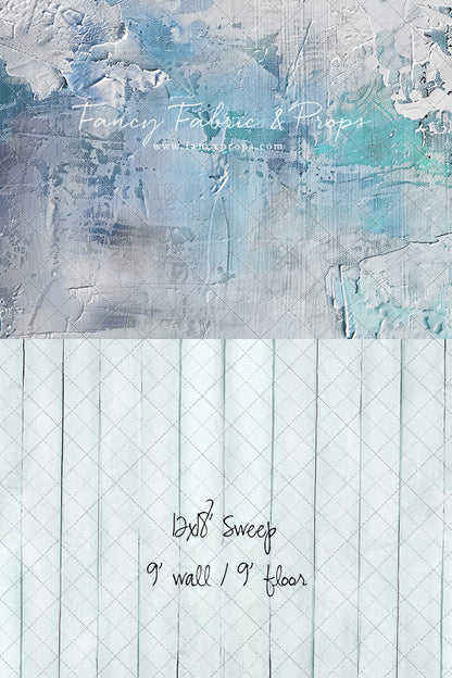 Frozen Veil - With Blue Floor Sweep Option