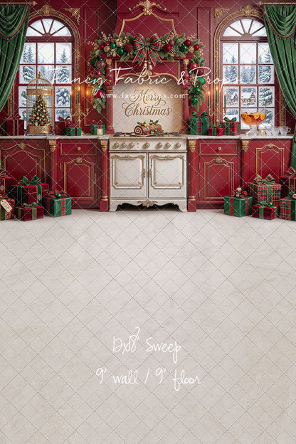 Gilded Cranberry Kitchen - With Sweep Option