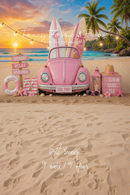 Girl Power Beach Bug - With Sweep Option