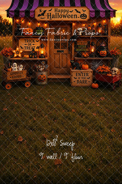 Haunted Harvest Stand - with Sweep Option