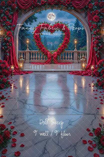 Heart of Roses - With Sweep Option