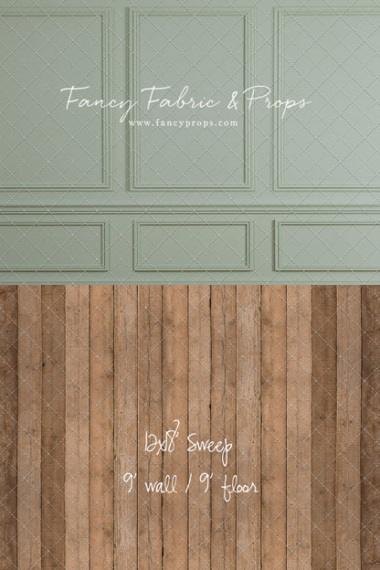 Heirloom Sage - With Cwtchicoo Wood Floor Sweep Option