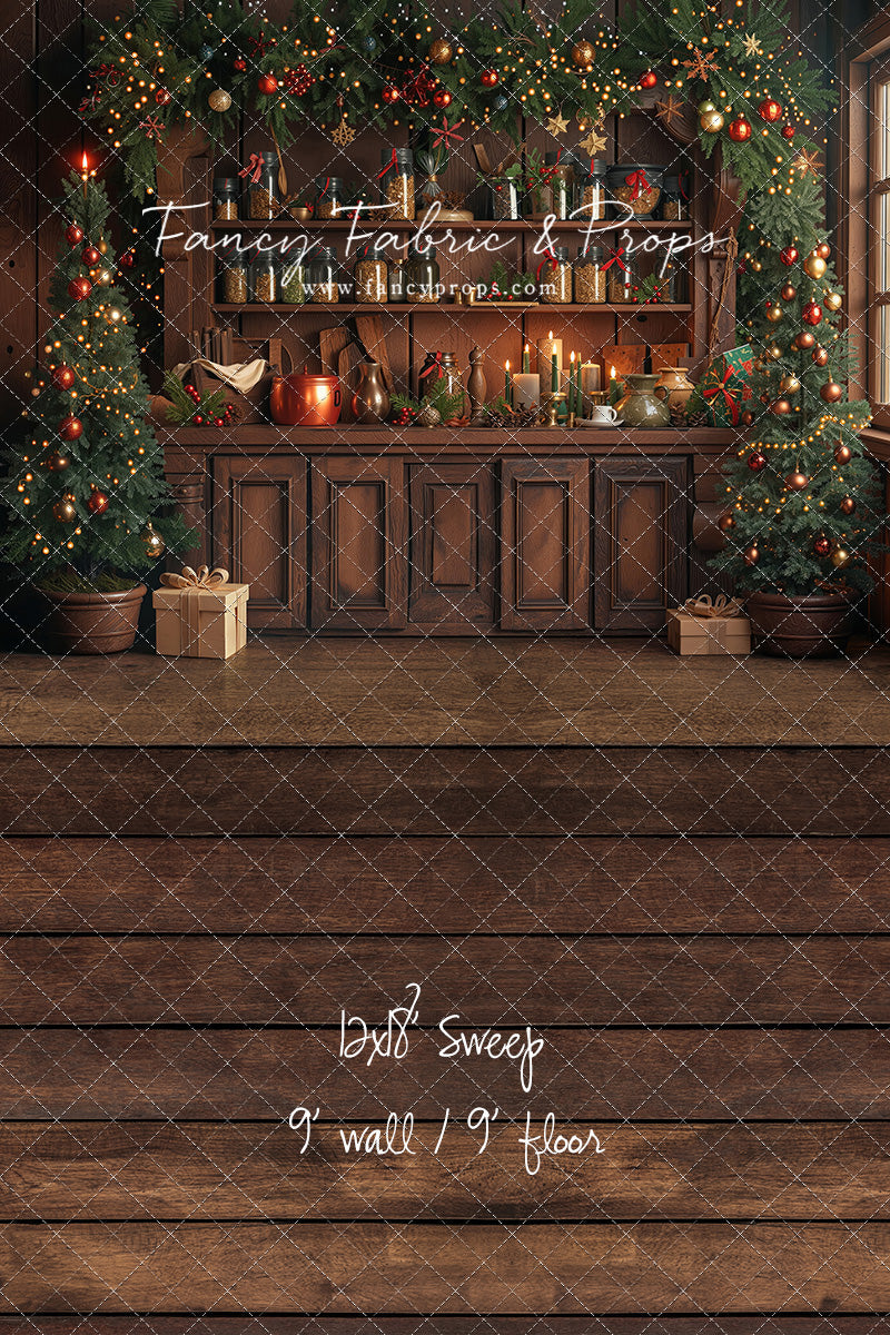 Holiday Pantry Kitchen - With Sweep Option