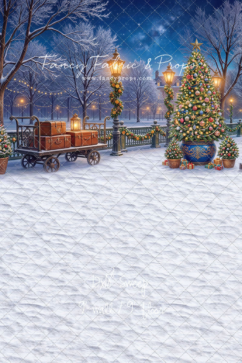 Holiday Train Station - With Sweep Option