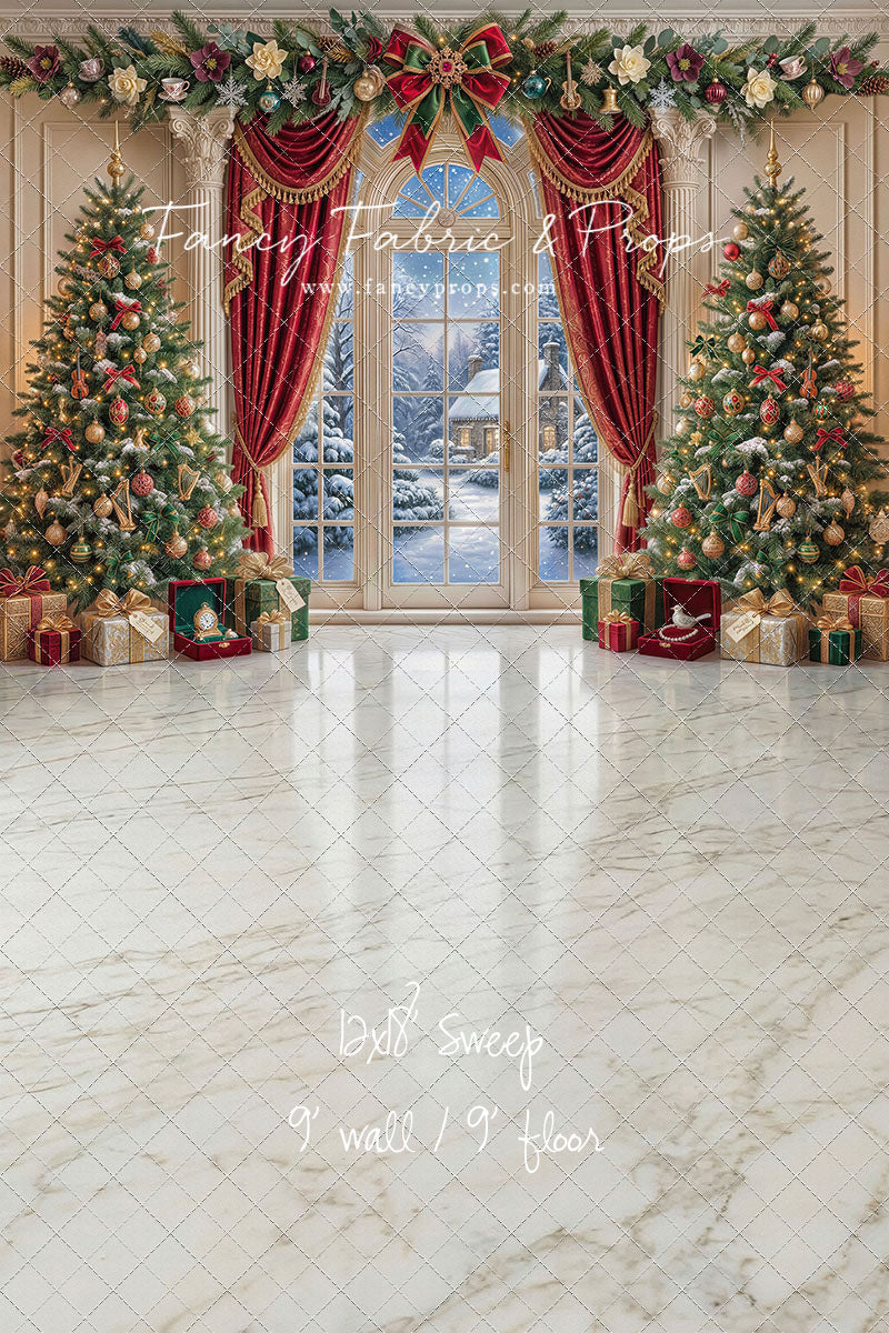 Holiday Window Elegance - with Sweep Option